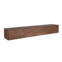 Zwevend tv meubel Vision Bruin Mangohout 200 cm - Starfurn