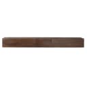Zwevend tv meubel Vision Bruin Mangohout 280 cm - Starfurn