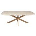 Deens ovale eettafel Madison Zand Mangohout 160 cm - Starfurn
