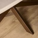 Deens ovale eettafel Madison Zand Mangohout 160 cm - Starfurn