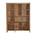 Vakkenkast XL Dallas Naturel Mangohout 160 cm - Starfurn