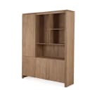 Vakkenkast XL Dallas Naturel Mangohout 160 cm - Starfurn