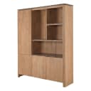 Vakkenkast XL Dallas Naturel Mangohout 160 cm - Starfurn