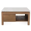 Vierkante Salontafel Dallas Naturel Mangohout 80 cm - Starfurn