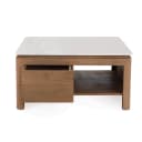 Vierkante Salontafel Dallas Naturel Mangohout 80 cm - Starfurn