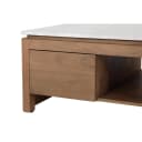 Vierkante Salontafel Dallas Naturel Mangohout 80 cm - Starfurn