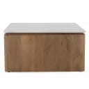 Vierkante Salontafel Dallas Naturel Mangohout 80 cm - Starfurn