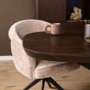 Deens ovale eettafel Madison Bruin Poot Zwart Mangohout 280 cm - Starfurn