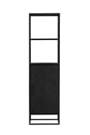 Boekenkast New York Zwart Mangohout 55 cm - Starfurn