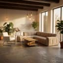 Austin 2 5-AR + Ottoman L - Haga 39 cappuccino - Tower Living