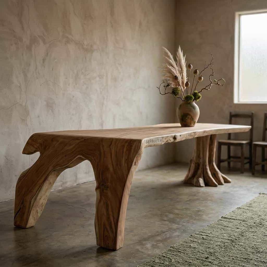 Boomstamtafel Waterval Suarhout 340cm | Uniek