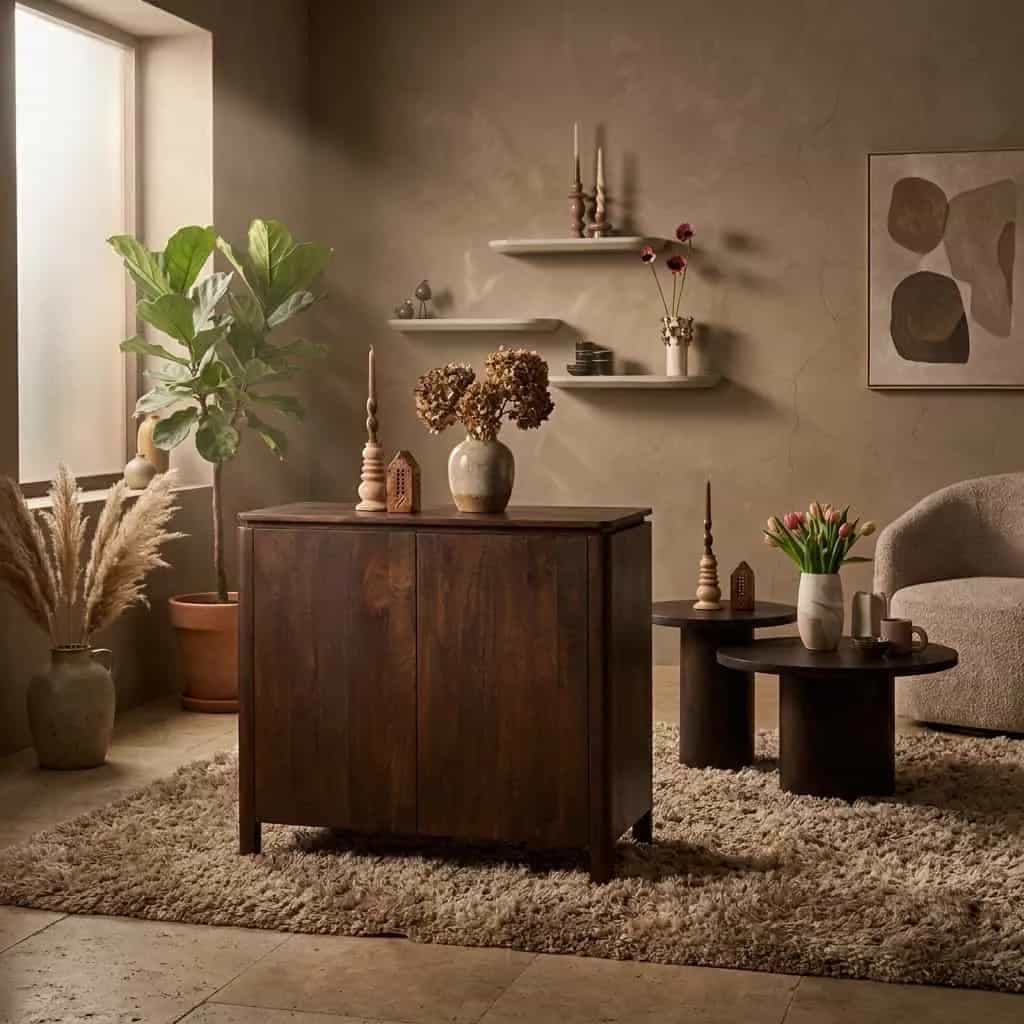 Dressoir Dallas Bruin Mangohout 100 cm