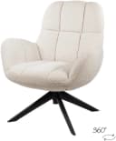 Elvis draaifauteuil 360 - Monet - Pearl 0855 - My Sons