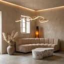 Hanglamp Flyn brushed gold - Richmond Interiors