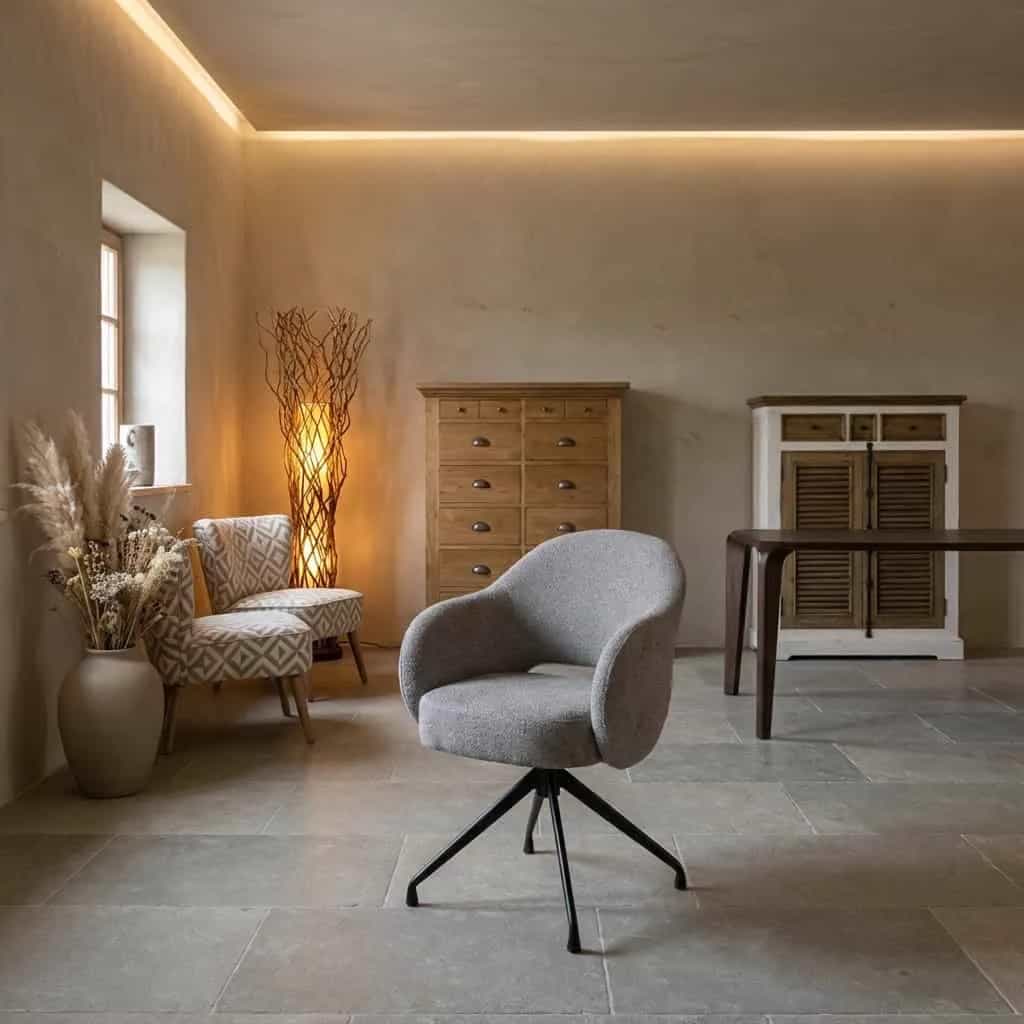 Porto Armstoel - Toro 35 beige (draaibaar)