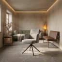 Rumo Armstoel - fabric ATS118-20 light grey (draaibaar) - Tower Living