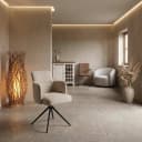 Rumo Armstoel - fabric ATS118-4 beige (draaibaar) - Tower Living