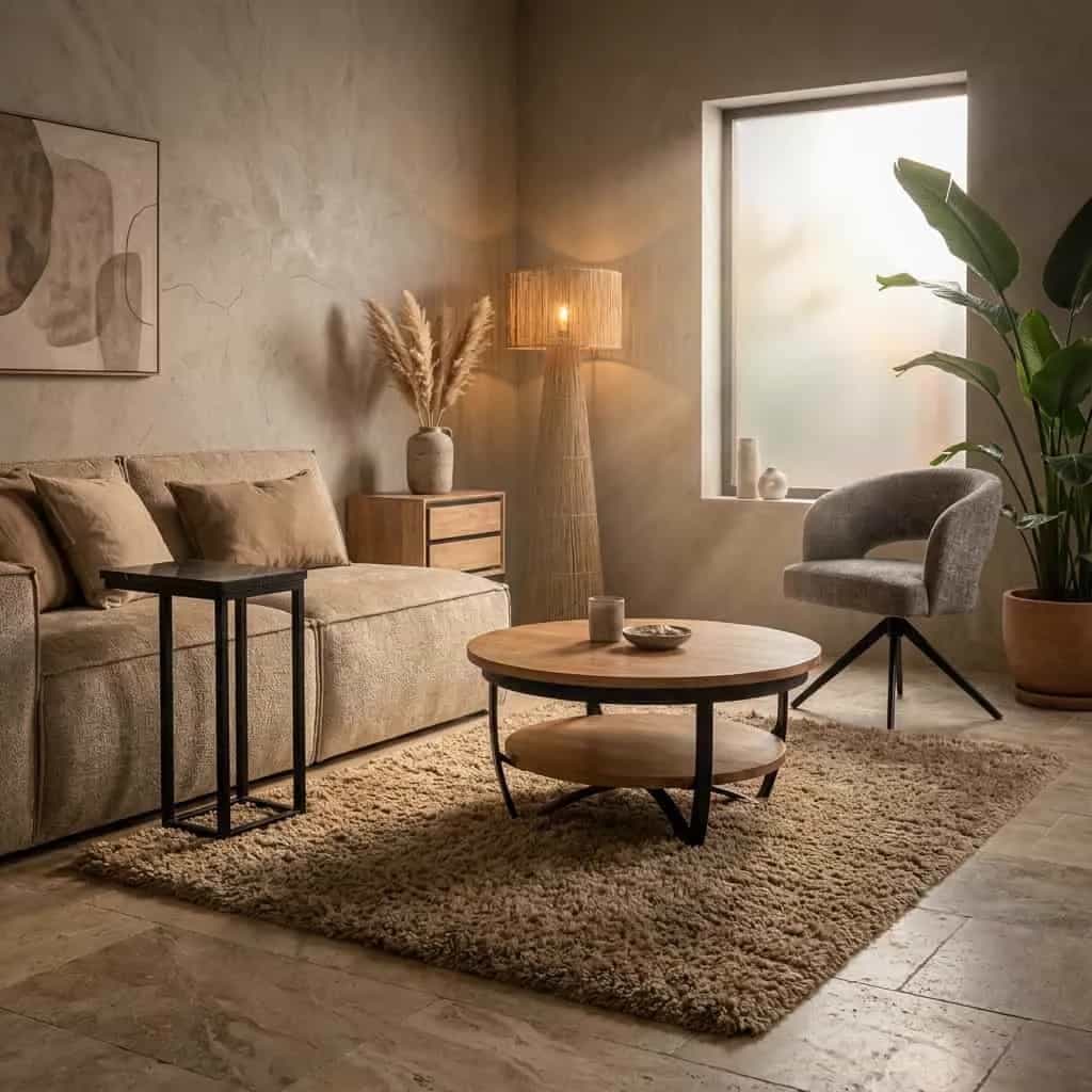 Salontafel Paras Naturel Mangohout 90 cm