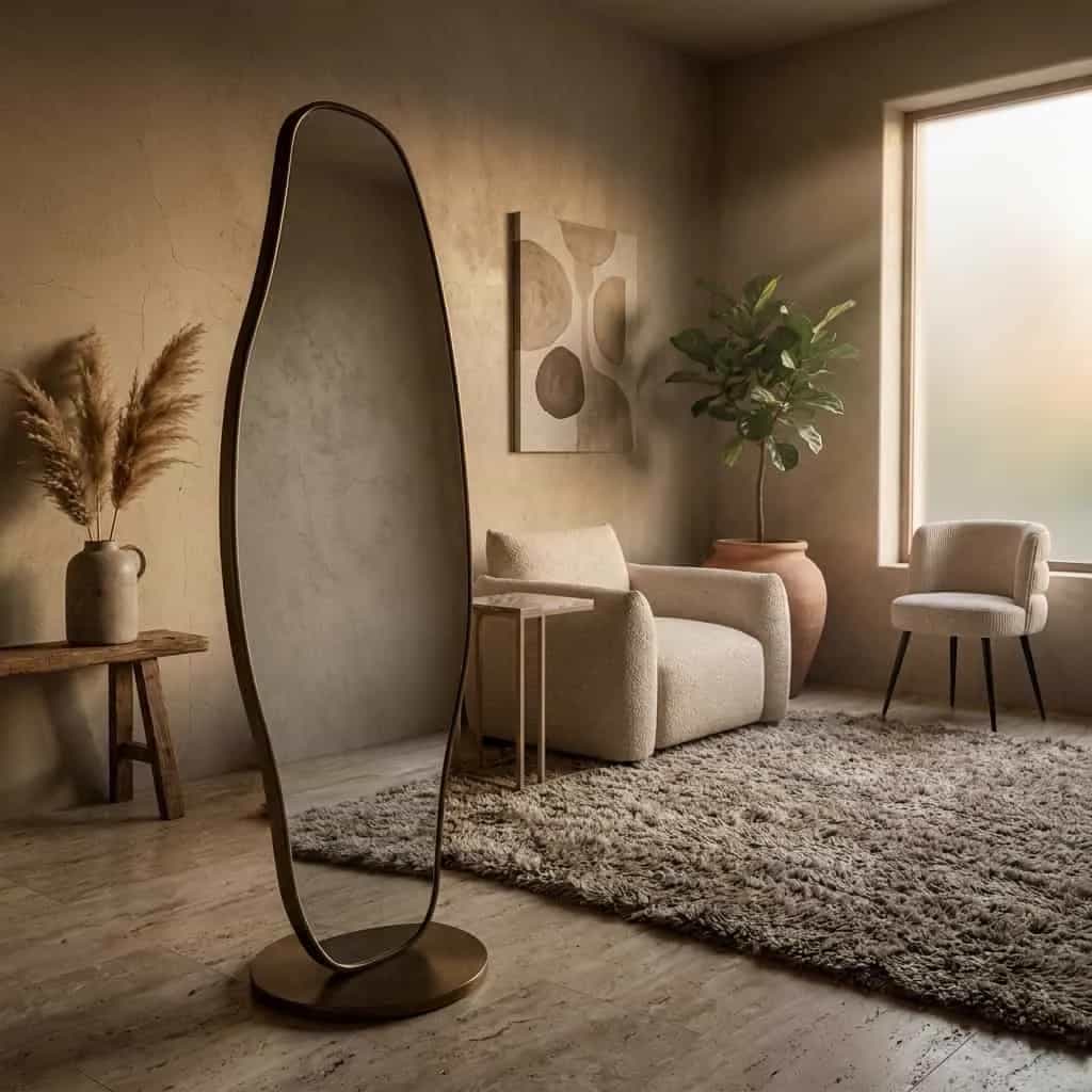 Spiegel Jalyce brushed gold