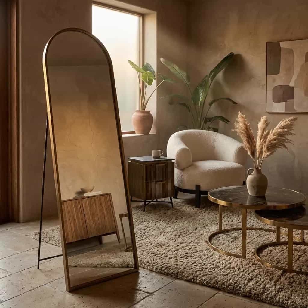 Spiegel Laurine gold