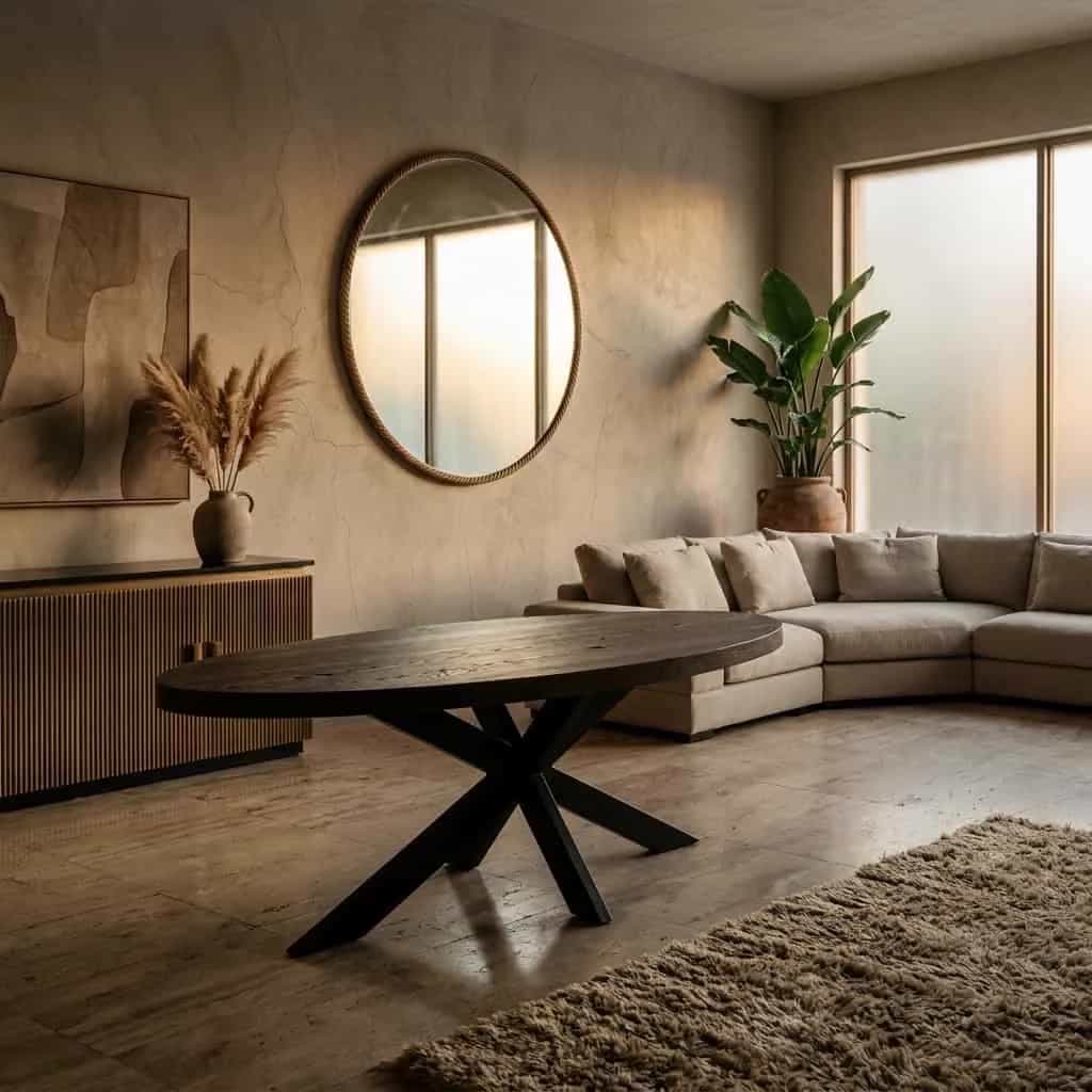 Spiegel Lavinia gold 90Ø