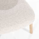 Fauteuil Mikky naturel - beige Moon - Eleonora