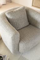 Fauteuil Jordan Taupe Asti - Eleonora