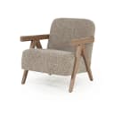 Fauteuil Francis - taupe Flou - Eleonora