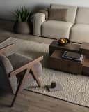 Fauteuil Francis - taupe Flou - Eleonora