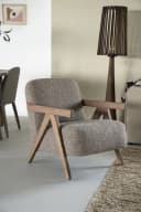 Fauteuil Francis - taupe Flou - Eleonora