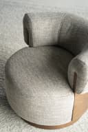 Fauteuil Nila bruin - taupe Vanu - Eleonora