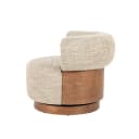 Fauteuil Nila bruin - taupe Vanu - Eleonora