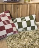 Kussen Twist 35x55 cm - groen - By-Boo