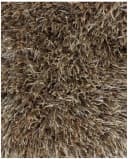 Vloerkleed Karpet Love Shaggy Licht Bruin Rond - Eurogros