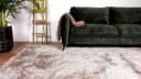 Vloerkleed Karpet Love Shaggy Beige Rond - Eurogros