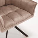 Eetkamerstoel Dani Beige Velvet Draaibaar - Starfurn