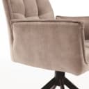 Eetkamerstoel Dani Beige Velvet Draaibaar - Starfurn