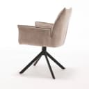 Eetkamerstoel Dani Beige Velvet Draaibaar - Starfurn
