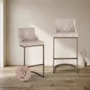 Barstoel Bolton natural geo (Set of 2) - Richmond Interiors