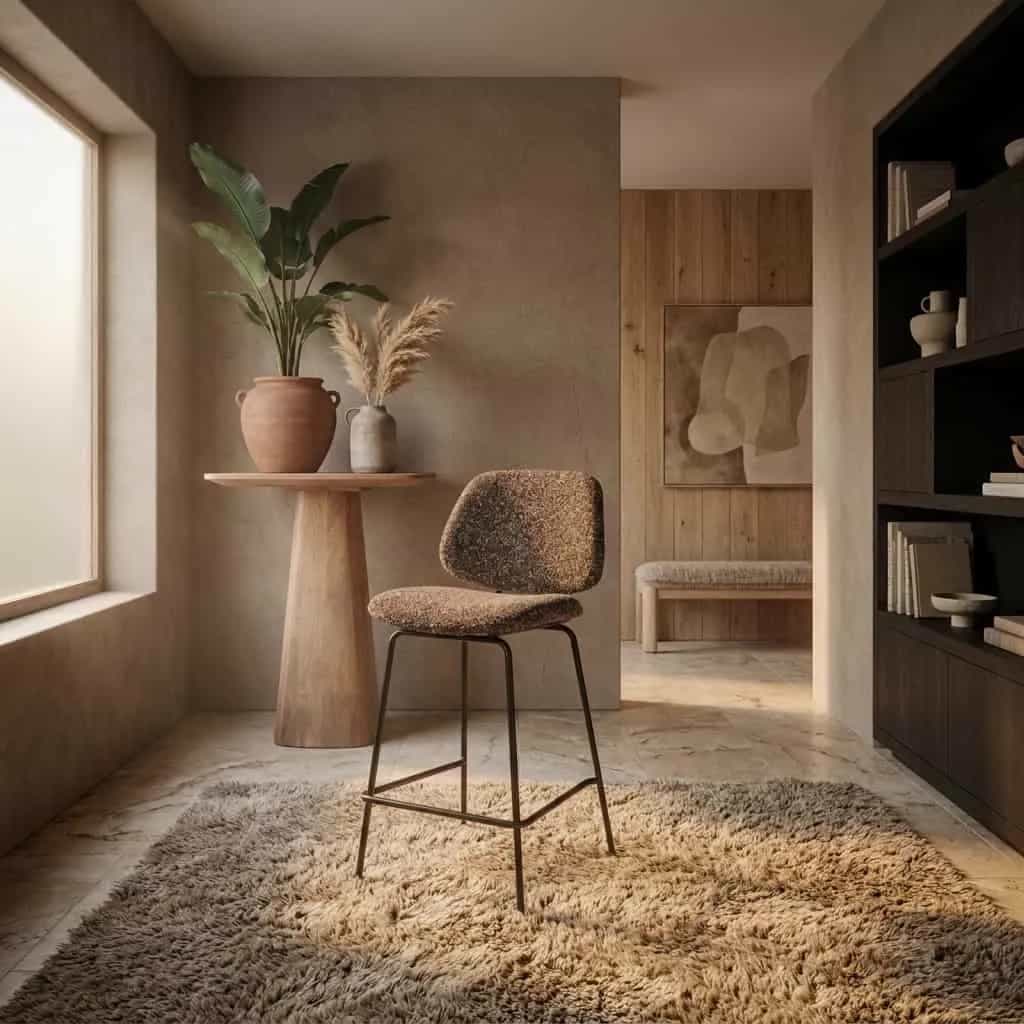 Barkruk Jon - taupe Maywood
