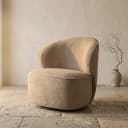 Belvi Fauteuil - fabric AJ3019-11 Beige (draaibaar) - Tower Living