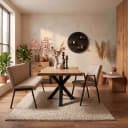 Boomstamtafel Dakota Naturel Mangohout 240 cm - Starfurn