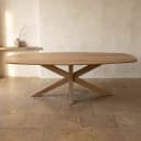 Deens ovale eettafel Nina Naturel Mangohout 240 cm - Starfurn