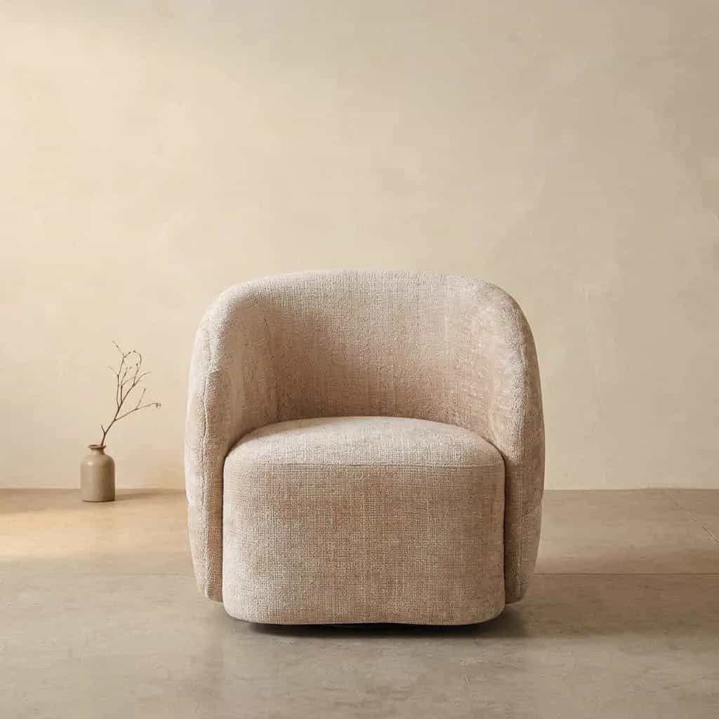Draaibare Fauteuil Yara Beige