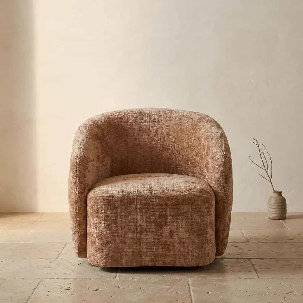 Draaibare Fauteuil Yara Cinnamon
