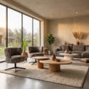 Eetkamerstoel Alexis brown omara swivel - Richmond Interiors