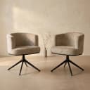 Eetkamerstoel Cheyenne desert fusion swivel fire retardant - Richmond Interiors