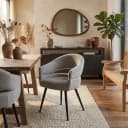 Eetkamerstoel Megan Taupe - Livingfurn
