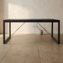 Eettafel Boaz Zwart Mangohout 160 cm - Starfurn
