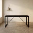 Eettafel Boaz Zwart Mangohout 180 cm - Starfurn